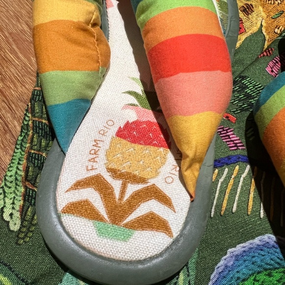 FARM Rio Multicolor Striped Sandals - Picture 4 of 6
